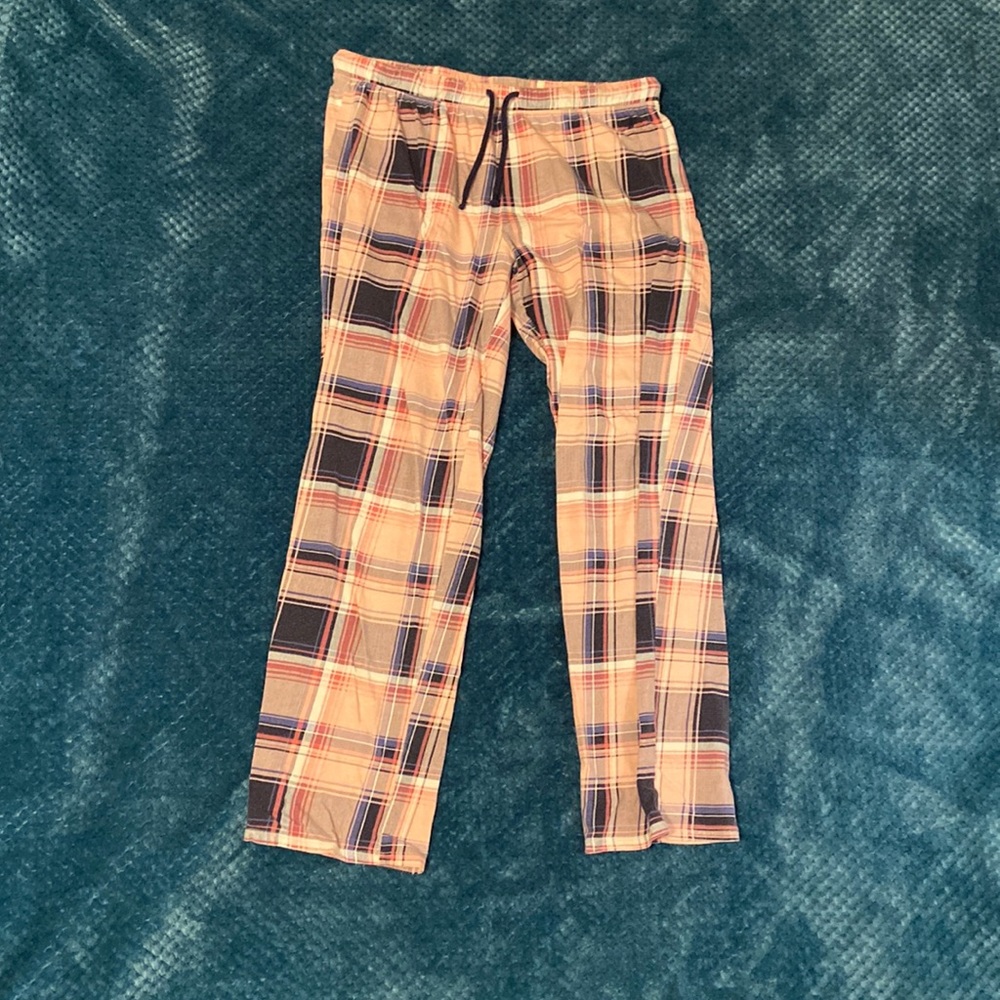 Pink plaid pajamas